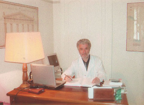 Giampiero Ascani in ambulatorio